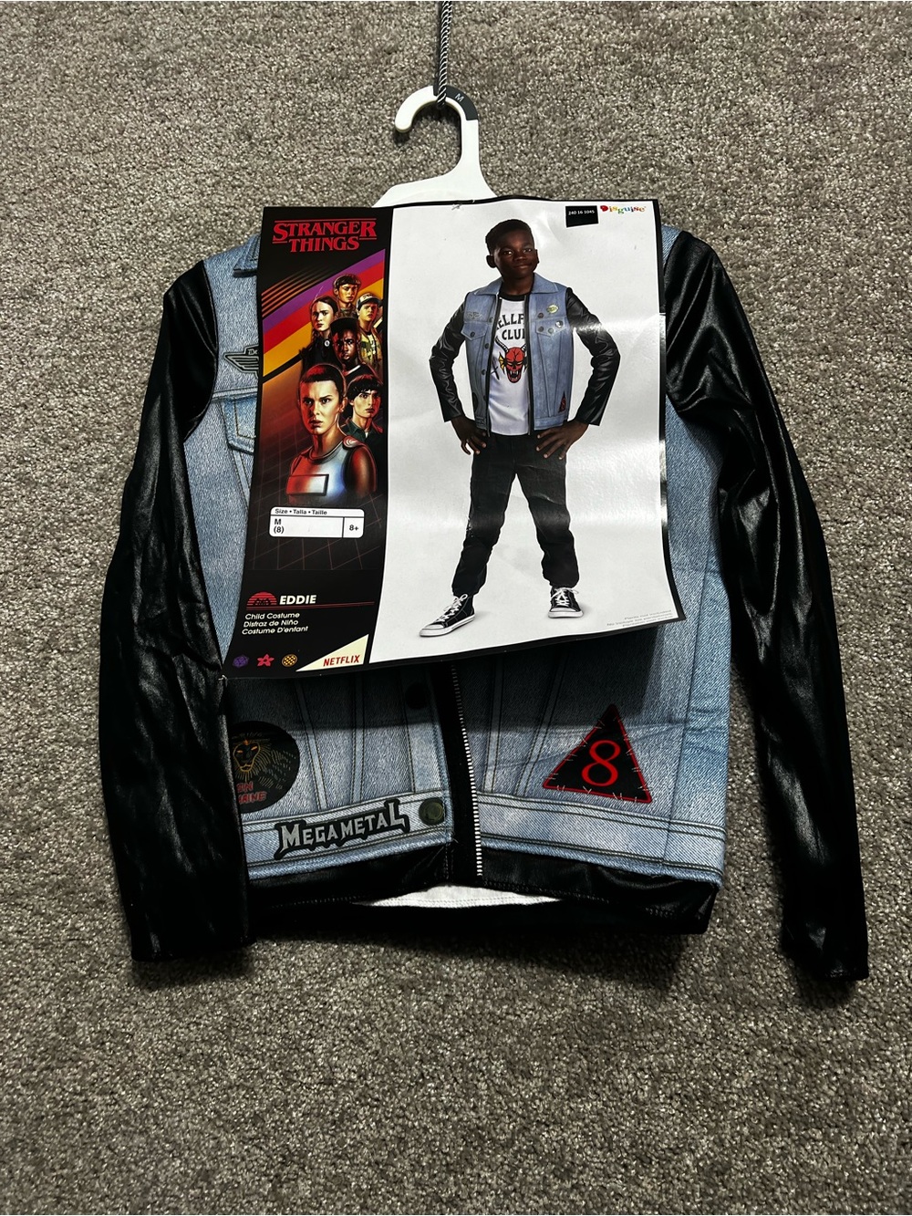 Stranger Things Eddie Munson Halloween Costume New With Tags Size Medium 8